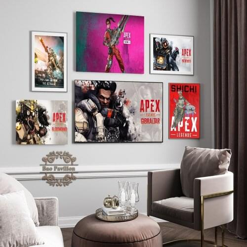 Apex Legends Video Game Wall Art Print Picture Poster Abstract Illustration Canvas Painting Lving Room Bedroom Modern Home Decor