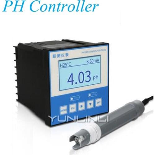 Industrial PH Controller On-line PH Meter Tester Sensor Probe ORP Detector Sewage Acidity Meter SIN-PH160