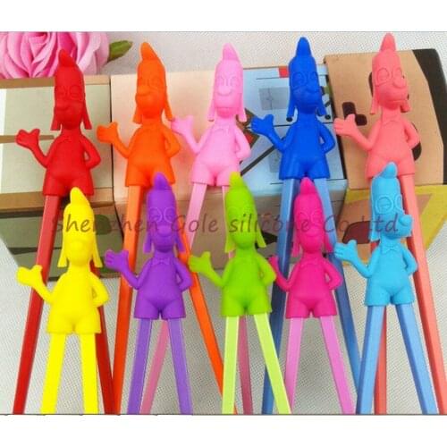 150pairs/lot Children Kids Intelligent Training Chopsticks Baby Learning Chopsticks Early Education Tableware Free Shipping