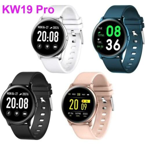 20pcs KW19 Pro Smart watch Full Touch Screen Women Waterproof sport smartwatch for IOS and Android Smart Bracelet