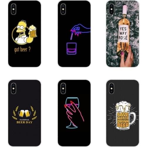 Accessories Phone Shell Covers Beer Alcohol Vodka For Huawei Honor 4C 5C 6X 7 7A 7C 8 9 10 8C 8S 8X 9X 10I 20 Lite Pro