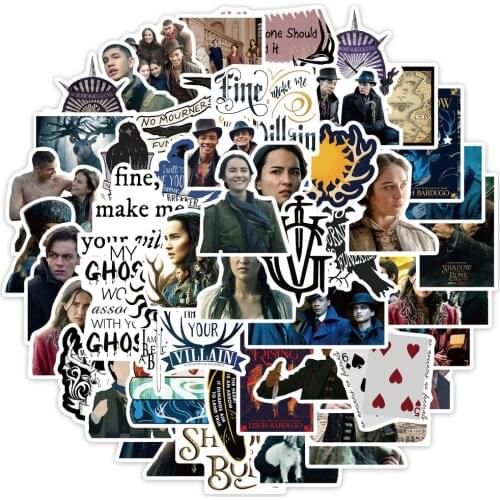 10/50PCS New American TV Series Shadow and Bone Stickers DIY Decorative Luggage Laptop Skateboard Phone Case Waterproof Sticker