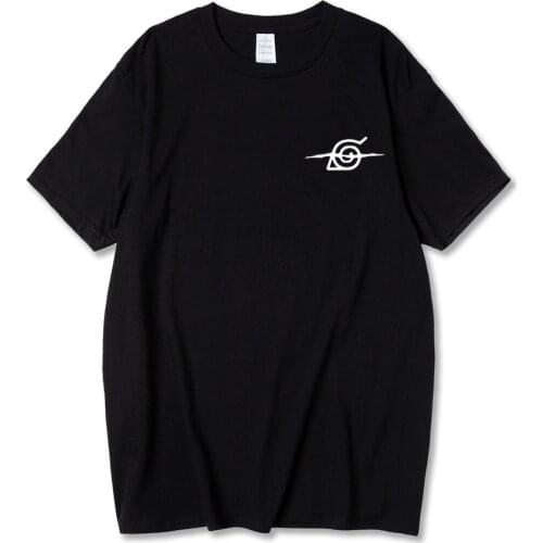 Tshirt Men Japanese Anime Itachi Print Trend Men Casual Short Sleeve T-shirt 2021New Loose Style Fashion Summer Cotton Tee Shirt