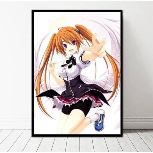 Hd Nordic Modern Hang Pictures High School DXD Rias Gremory Silk Anime Posters Home Decor Girls Wall Modular Canvas Art Painting