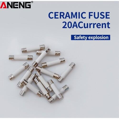 Ceramic fuse tube 6X30mm 5*200mA +5*20A