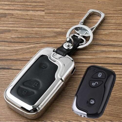 Leather car key cover case holder for Lexus smart key ES 300h 250 350 IS GS CT200h RX CT200 ES240 GX400 LX570 RX270