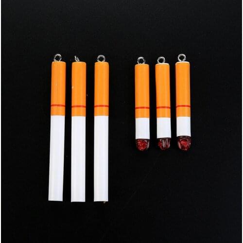 15pcs/lot Creative Resin Cigarette End For Decoration Crafts for earrings & pendants Jewelry