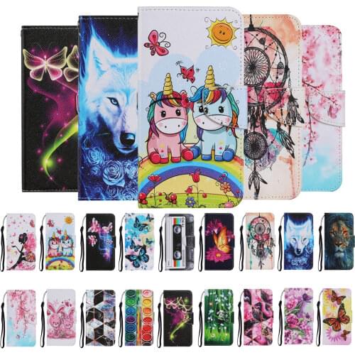 Cute Flip Case For Samsung Galaxy A12 Case on sFor Samsun A12 A 12 SM-A125F SM-A125F/DSN Etui Leather Wallet Stand Book Cover