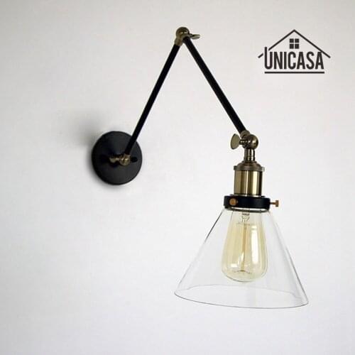 Modern Glass Wall Lights Bathroom Antique Glass Wall Sconce Kitchen Hotel Industrial Lighting Black Modern Indoor Wall Lamp