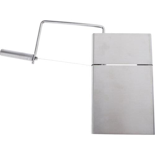 Stainless Steel Craft Soap Cutter Soap Making Cutting Tool DIY W Wire Slicer