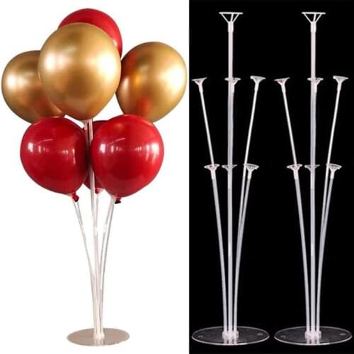 Balloons Stand Birthday Party Decorations Kids Globos Support Ballon Stand Helium Foil Balloon Accessories Confetti Balloon Arch