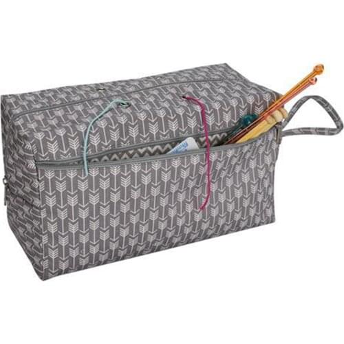 Portable Knitting Bag Wool Crochet Hooks Thread Yarn Storage Bag Holder Cases Sewing Needles Organizer Sewing Accessories