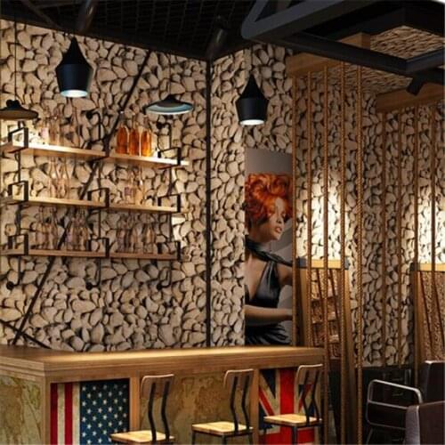 Wellyu Retro Chinese stereo simulation goose soft stone personality wallpaper cafe clothing store barber shop bedroom wallpaper