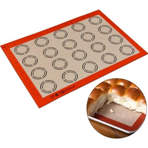 Silicone Baking Mat Pad Sheet Baking Pastry Tools Non-Stick Rolling Dough Mat Large Size for Cake Cookie Macaron Kitchen Tools
