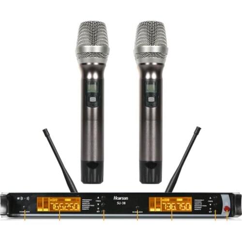 SU-38 wireless microphone one with two U-segment FM microphone professional stage performanceKTV home singing karaoke ok special
