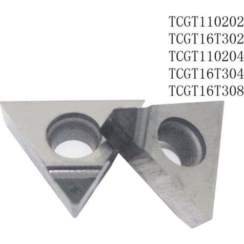 2Pcs TCGT16T302 TCGT16T304 TCGT16T308 TCGT110202 TCGT110204 PCD CBN Diamond Inserts Blade Internal Turning Tool Lathe Tool CNC