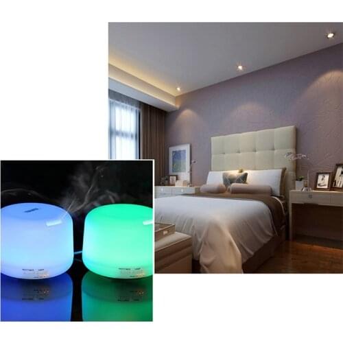 Air Humidifier Essential oil diffuser 300ML Ultrasonic Cool Mist Maker Fogger Humidifier LED Lamp Aroma Oil Diffuser Electric