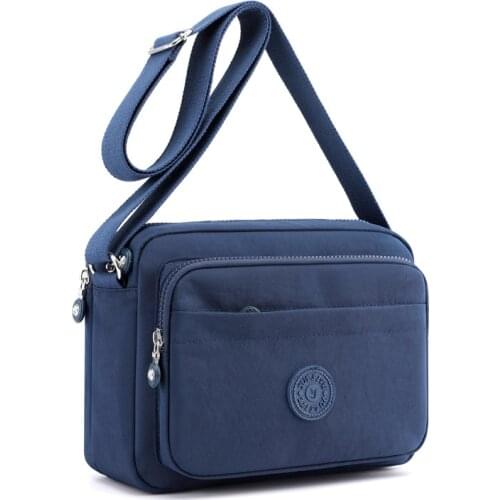 High quality bags 2021 womens brand Multi Storey crossbody bags for women Small Nylon top handle bags New Casual bolsos mujer