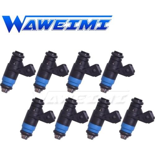 WAWEIMI Brand New 8x Fuel Injector FI114962 For Racing Car Gasoline Petrol Short High Impedance