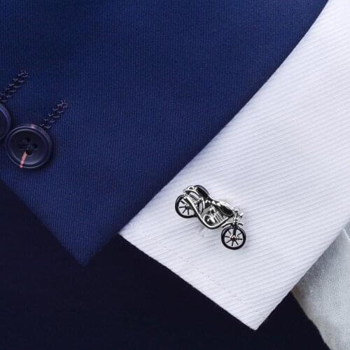 SAVOYSHI Quality Motorcycle Cufflinks for Mens Shirt Cuff buttons Novelty Enamel Cufflink Brand Gift Jewelry Free engraving name