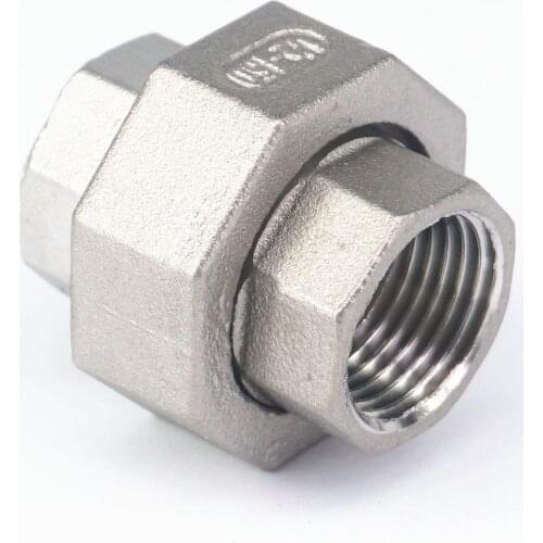 1/2" BSP Female Thread 304 Stainless Socket Union Set Pipe Fitting Connector Water gas Oil