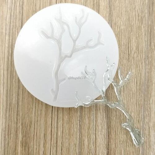 1pc Leaves Branches Shape Epoxy Resin Casting Silicone Molds Jewelry DIY Making Tools
