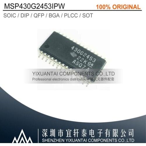 1pcs/lot 5pcs/lot 10pcs/lot Free shipping 100% original MSP430G2453IPW28R MSP430G2453 430G2453 TSSOP28