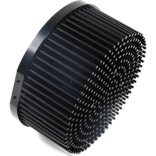 10pcs/lot Pre-drilled pin fin led heatsink 133mm fit for cree cxb3590 Citizen CLU-048 Bridgelux V29 cob led chip