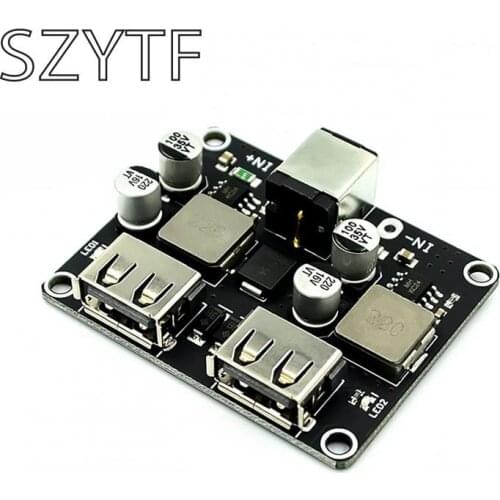 2-way decompression module 12V24V fast charge fast charge transfer QC3.0 bis USB charge plate support FCP Apple Huawei