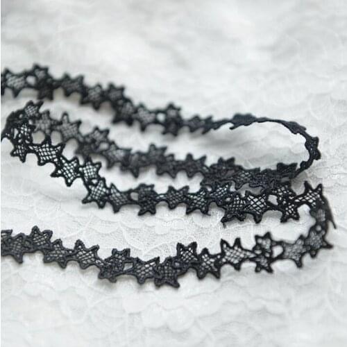 3 Meters 1.5cm Width New Hot Star Lace Trim Embroidery Sewing Lace Fabric Ribbon DIY Garment Accessories