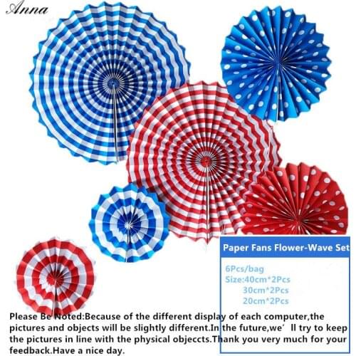 6pcs Colorful Cheap Paper Fans For Wedding Tissue Paper Fans Flowers Birthday Party Holiday Supplies Wedding Favors Decorations