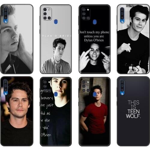 Black tpu Case For Samsung Galaxy A50 50S A30S A10 A01 A11 A21S A31 A41 A51 A71 M21 M30S S10 LITE Cover Dylan O'Brien Teen Wolf