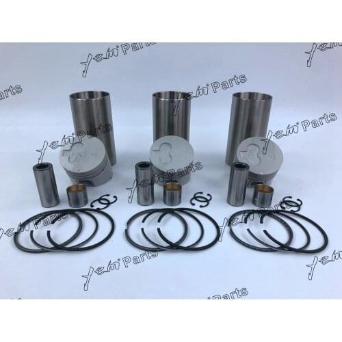 For Isuzu engine 3KC1 Rebuild kit piston leaf type piston ring cylinder liner