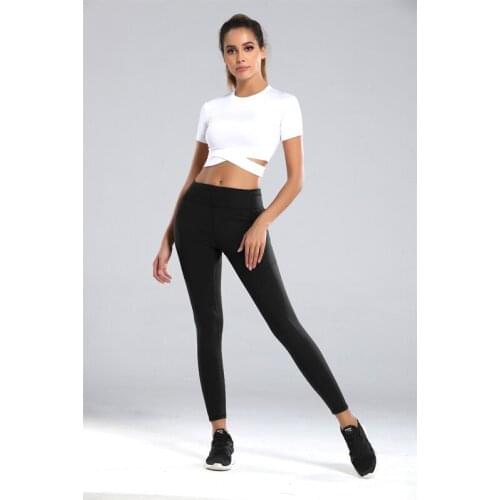 Phone Pocket Fitness Running Pants Sexy Women Sport Leggings Stretchy Sportswear Gym Leggings Slim