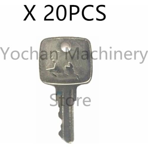 20 Pcs Ignition Key For John Deere Loaders Tractors Backhoes AR51481