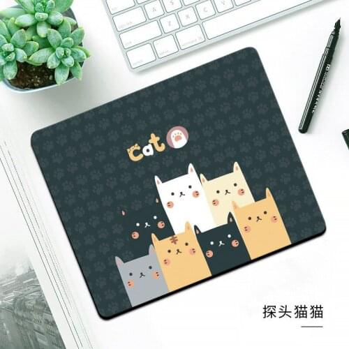 210x260x3mm Mouse Pad Small Girl Cartoon Cute Cartoon Creative Thickened Computer Desk Mat Gaming Desk Kawaii Mouse Pad