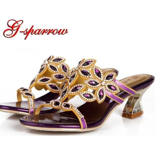 Matric Graduate Farewell Ceremony Shoes Chunky Heel Women Summer Sandals Comfortable Party Dancing Shoes Wedding Pumps