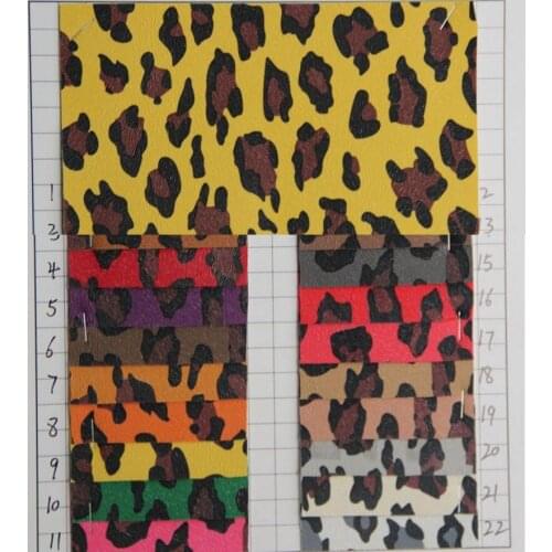 New high-quality Leopard leather artificial PU leather fabric Leopard pattern wholesale