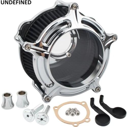 Clear Motorcycle Air Cleaner CNC Transparent Air Filter Intake Kits For Harley Sportster Iron 883 XL883 XL1200 48 72 1991-2019