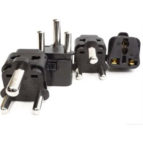 1 to 2 Cape Town, Johannesburg Plug Adapter Universal Converter Travel Power Plug 3 pins round PLUG TYPE D South Africa