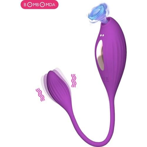 Clitoris Sucker Egg Vibrator Sex Toys for Women Suction Tongue Vibrator Nipple Clit Sucker Clitoris Stimulator for Female Abults