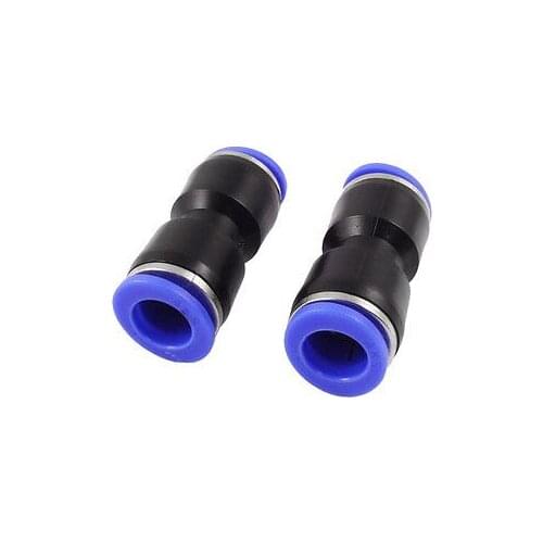 5 Pcs 10mm to 10mm One Touch Push In Quick Fittings Straight Connectors