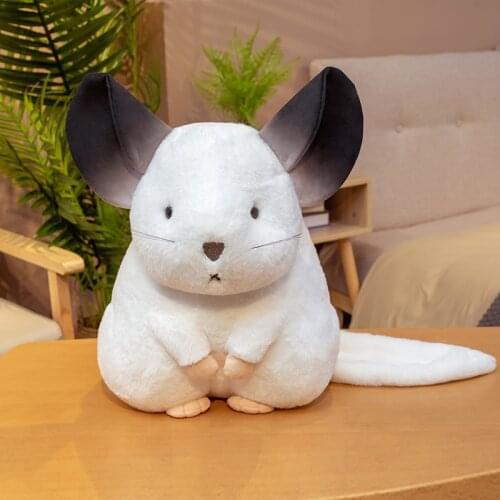 Cute Hamster Plushy Toy Chinchillas Plush Doll Soft Stuffed Animals Mascot for Kids Christmas Toys Cute Pillows Plush Toy