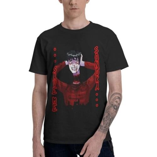 Tomie Junji Ito T-Shirts Men Fashion T Shirts Short Sleeve Japanese Horror Manga Uzumaki Tshirt Cotton Tee Top Clothes