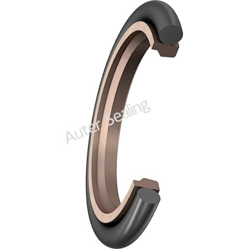 GSJ1250H 125X145.5X8.1 ROD seal hydraulic cylinder parts PTFE with BRONZE with NBR ORing