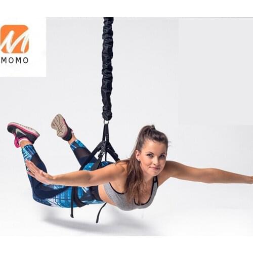 Aerial Yoga Fitness Bungee Flying Jumping Running Dance Workout Cord