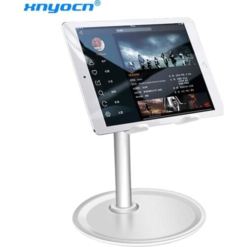 High Quality Non-slip Aluminum Metal Phone Tablet Holder Stand Desktop Phone Bracket Mount Office Desk Adjustable Display Cradle