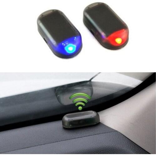 New 1PCS Universal Solar Car Alarm LED Light for Hyundai IX35 IX45 Sonata Verna Solaris Elantra Tucson Mistra IX25 I30