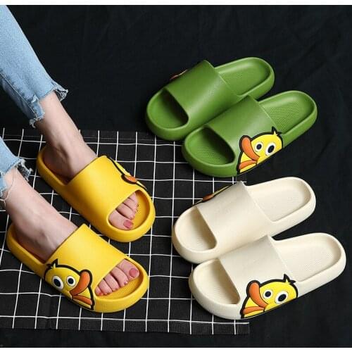 2021 ladies summer slippers super soft EVA non-slip sandals for men and women bathroom non-slip shoes platform beach slippers