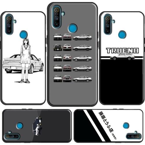 Intial D AE86 Case For OnePlus 9 Pro 9R Nord 8T 8 Pro Cover For OPPO Realme GT Neo 6 7 i 8 Q3 Pro C3 C21